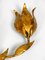 Large Vintage Gilded Florentine Wall Lamp, 1970s, Image 13