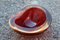 Italian Ruby Red Murano Glass Bowl from Seguso, 1960s, Image 1