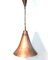 Swedish Copper Ceiling Lamp, 1960s 1