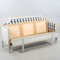 Swedish Gustavian Sofa Bench with Tapered Legs, Image 5