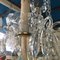 Lámpara de araña de cristal con 8 luces cortadas a mano, años 60, Imagen 12
