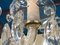 Lámpara de araña de cristal con 8 luces cortadas a mano, años 60, Imagen 18