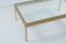 Vintage Gold Plated Glass Coffee Table by Pierre Vandel, Image 2