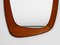 Large Mid-Century Danish Teak Wall Mirrors, Set of 2, Image 9