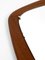 Large Mid-Century Danish Teak Wall Mirrors, Set of 2, Image 6