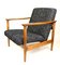 Black Armchair by Edmund Homa, 1970s, Image 1