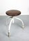 Vintage Industrial Adjustable Swivel Stools, Set of 3 11