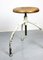 Vintage Industrial Adjustable Swivel Stools, Set of 3 5