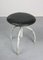 Vintage Industrial Adjustable Swivel Stools, Set of 3, Image 8