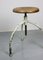 Vintage Industrial Adjustable Swivel Stools, Set of 3, Image 5