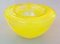 Soporte para candeleros de vidrio amarillo de Anna Ehrner para Kosta Boda, años 90, Imagen 1