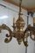 Lampadario in stile Luigi XV in bronzo a 6 luci, anni '50, Immagine 5