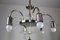 Art Deco 6-Light Chandelier, 1920s 2