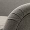 Italian Gray Curved 2-Seater Sofa, 1950s, Image 7
