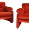Coronado Sofa and Lounge Chairs Set by Tobia & Afra Scarpa for B&B Italia / C&B Italia, 1960s, Set of 3 6
