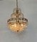 Mid-Century Metal and Glass 6-Light Chandelier, 1950s, Image 8