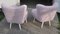 Mid-Century Pink Faux Fur Lounge Chair, 1960s 2
