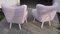 Mid-Century Pink Faux Fur Lounge Chair, 1960s, Image 2