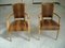 Art Deco Faux Crocodile Embossed Leather Armchairs, 1940s, Set of 2 1
