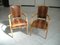 Art Deco Faux Crocodile Embossed Leather Armchairs, 1940s, Set of 2 7