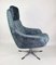 Chaise Pivotante Cosmos Vintage Grise, 1970s 4