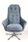 Vintage Gray Cosmos Swivel Chair, 1970s 10