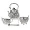 Antique Japanese Solid Silver Tea Set from Konoike, 1900s, Set of 4, Image 1