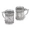 Antique Chinese Solid Silver Tea Glass Holders from Yu Sheng & Yong Ji, 1880s, Set of 2 1