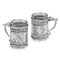 Antique Chinese Solid Silver Tea Glass Holders from Yu Sheng & Yong Ji, 1880s, Set of 2, Image 1
