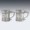 Antique Chinese Solid Silver Tea Glass Holders from Yu Sheng & Yong Ji, 1880s, Set of 2 11