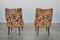 Vintage Italian Walnut Dining Chairs with Rubelli Fabric, 1930s, Set of 2 3