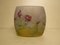 Jarrón francés antiguo de vidrio grabado Cameo de Daum Nancy, Imagen 1