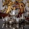 Antique 19th Century French Solid Silver Tea Set from Odiot, 1880s, Set of 5 1