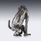 Antique Russian Chimpanzee Shaped Faberge Lighter from Julius Rappoport, 1900s 6