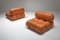 Fauteuil Camaleonda Vintage en Cuir Cognac par Mario Bellini pour C & B Italia 2