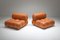 Fauteuil Camaleonda Vintage en Cuir Cognac par Mario Bellini pour C & B Italia 7