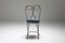 Mid-Century Wire Metal and Velvet Atelier Français Dining Chairs, Set of 8 6