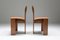 Vintage Cognac Leather Africa Chairs by Tobia & Afra Scarpa for maxalto, 1970s, Set of 4, Image 8