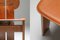 Vintage Cognac Leather Africa Chairs by Tobia & Afra Scarpa for maxalto, 1970s, Set of 4 18