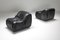 Vintage Black Leather Model DS41 Lounge Chairs from de Sede, Set of 2 6