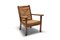 Mid-Century Rustic Worpswede Dining Chair 1