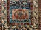 Antique Long Gendje Kazak Caucasian Rug in Green and Blue 4