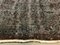 Distressed Turkish Narrow Runner Rug in Wool Overdyed Black, Image 2