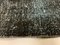 Distressed Turkish Narrow Runner Rug in Wool Overdyed Black, Image 6