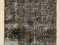 Distressed Turkish Narrow Runner Wollteppich Teppich in Grün 5