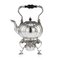 Antique 18th Century Russian Solid Silver Tea Kettle on Stand, 1760s 1