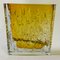 Square Amber Crystal Vase, 1960s, Immagine 4