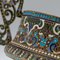 Antique Russian Solid Silver & Enamel Sugar Bowl and Tongs Set from Grigoriy Sbitnev, 1910s, Set of 2 5