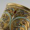 Antique Russian Solid Silver-Gilt Enamel Tea Glass Holder from Vasily Agafonov, 1900s, Image 4