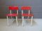 German Red and White High Chairs, 1960s, Set of 2, Image 1
